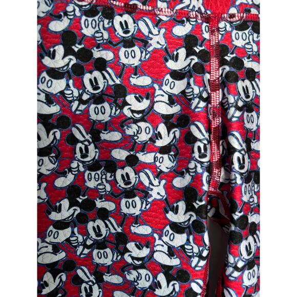 Disney x Terez Mickey Mouse Says Thumbs Up Hi-Shine Leggings Small - Picture 2 of 5